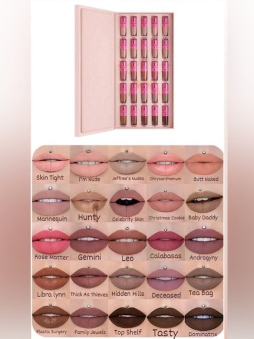 JEFFREE STAR ️ "Nude - The Vault" (25 NEW Liquid Matte lipsticks)